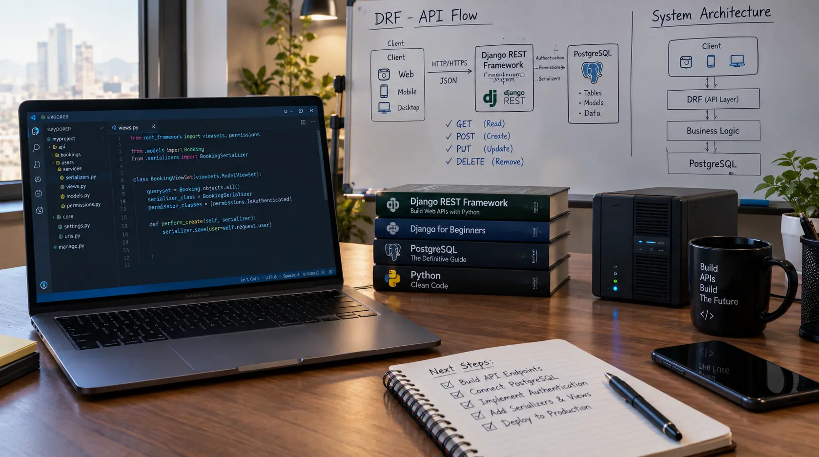 بناء REST API باستخدام Django REST Framework