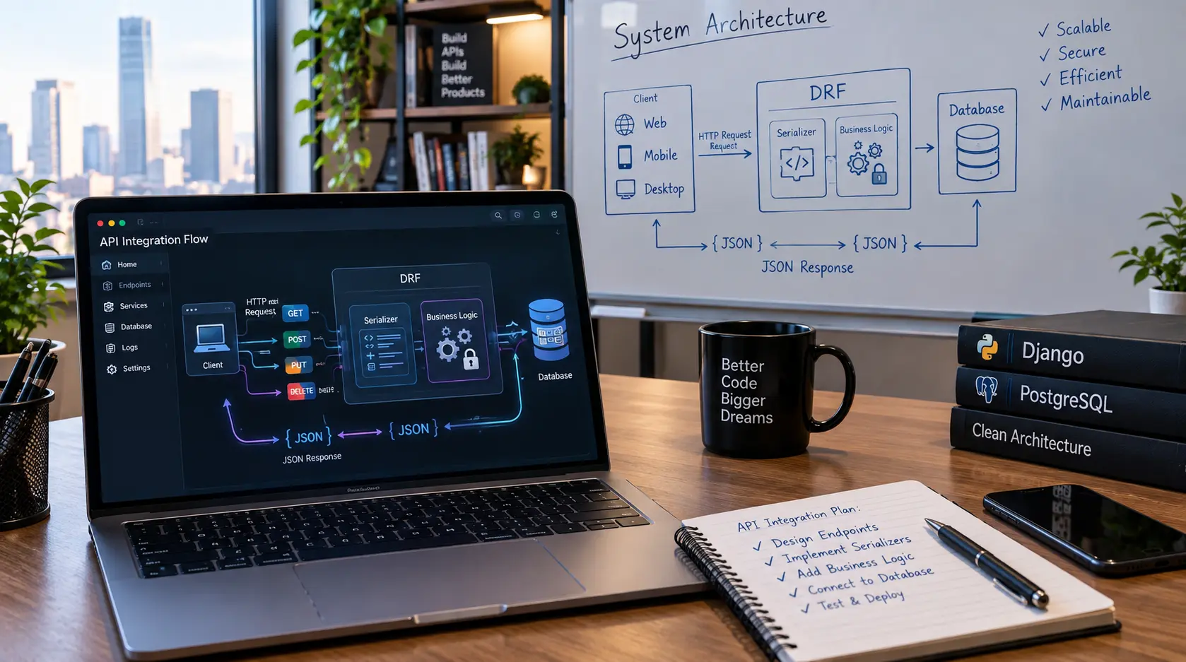 تنظيم مشروع Python Backend